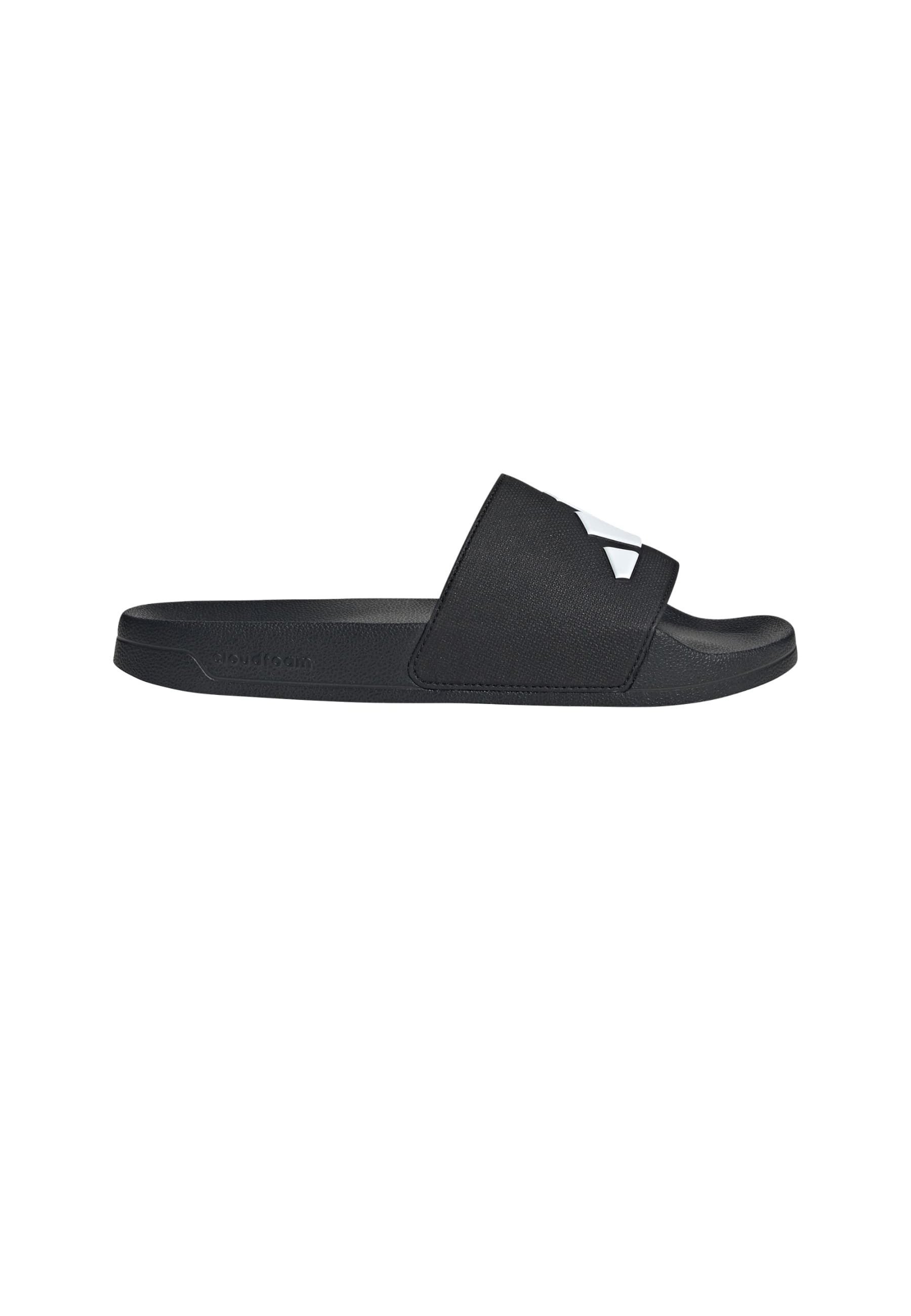 adidas Sportswear ADILETTE SHOWER - Papucs - fekete felhőfehér fekete