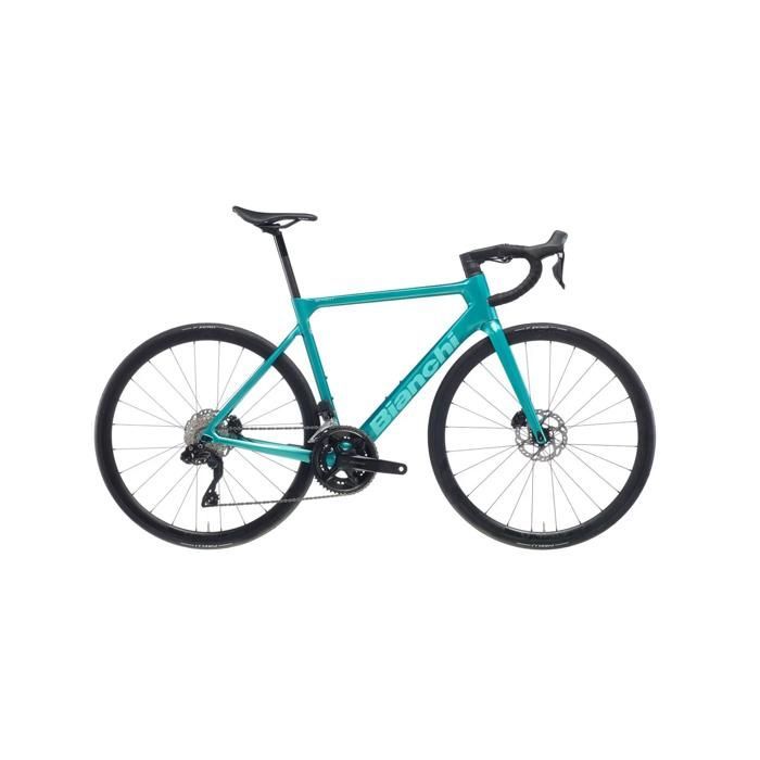 Bianchi Sprint ICR racefiets met Shimano 105 Di2 RD-R7150 12-versnellingen.
