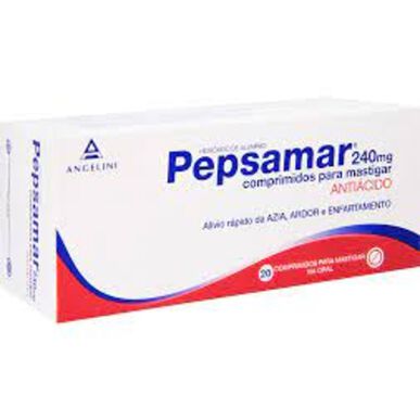 Pepsamar  Pepsamar 240 mg Antiácido      20 comprimidos 20 comprimidos