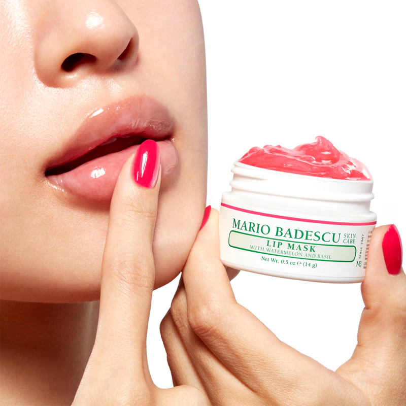 Mario Badescu lippenmasker met watermeloen en basilicum, hydraterend lippenmasker