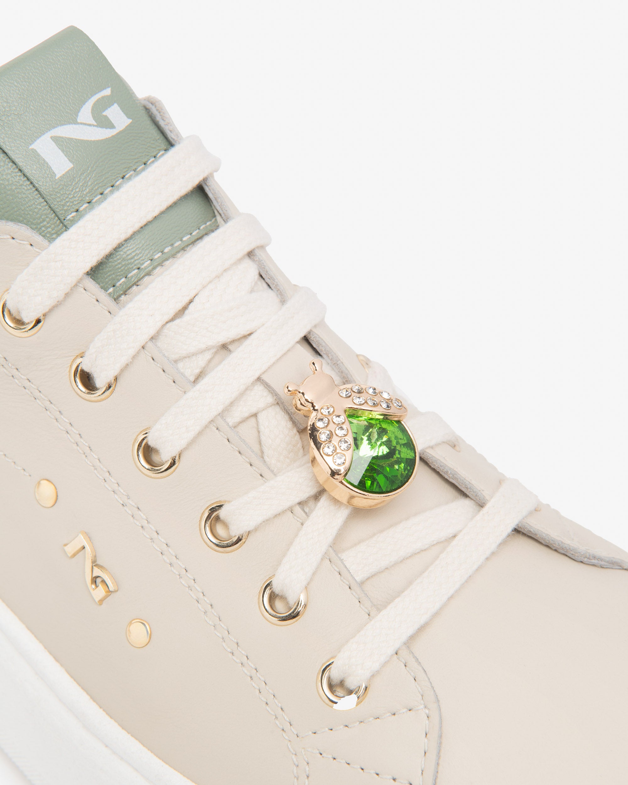 Baskets en cuir et daim pour femmes