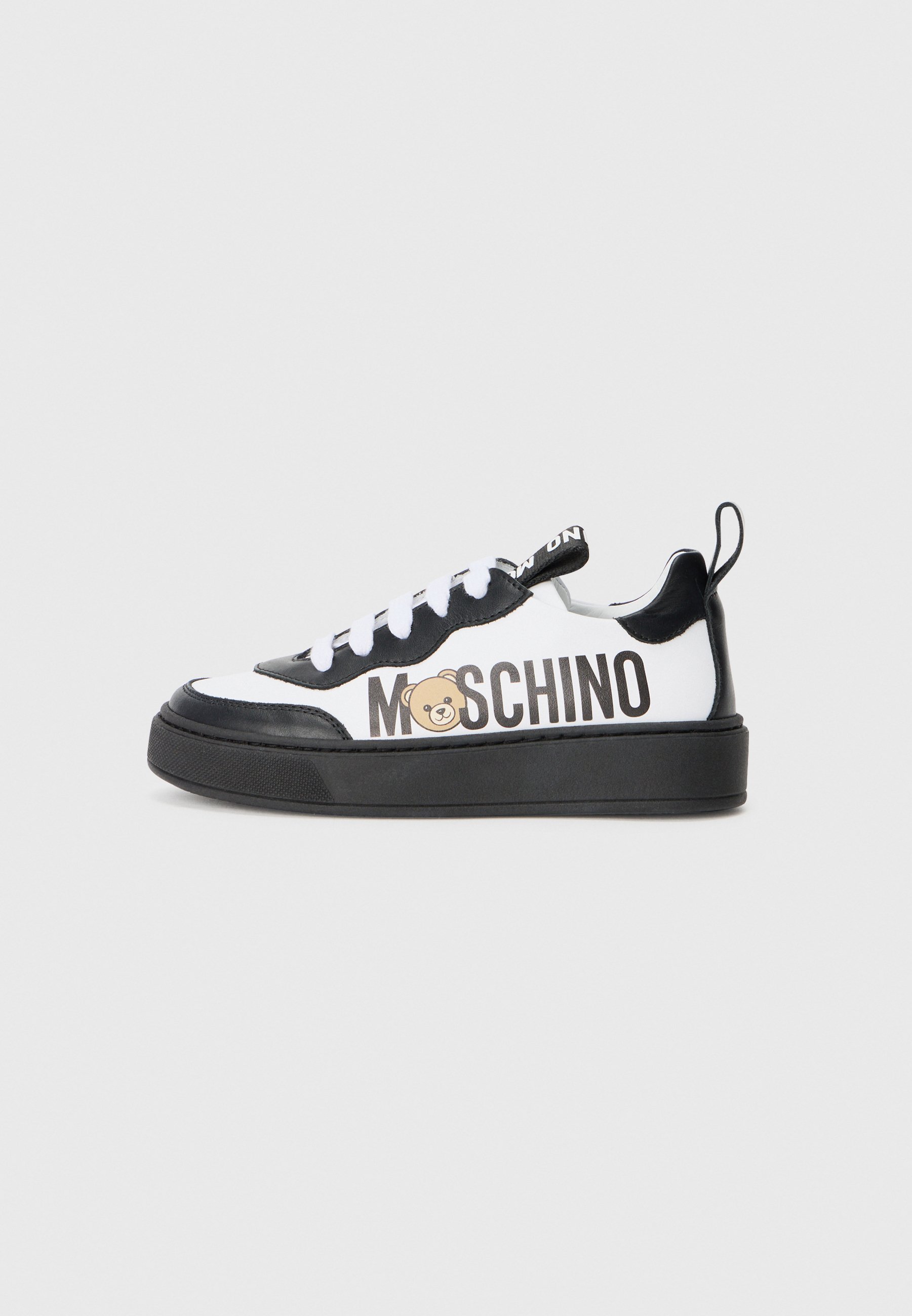 MOSCHINO UNISEX - Sneakers - wit/zwart