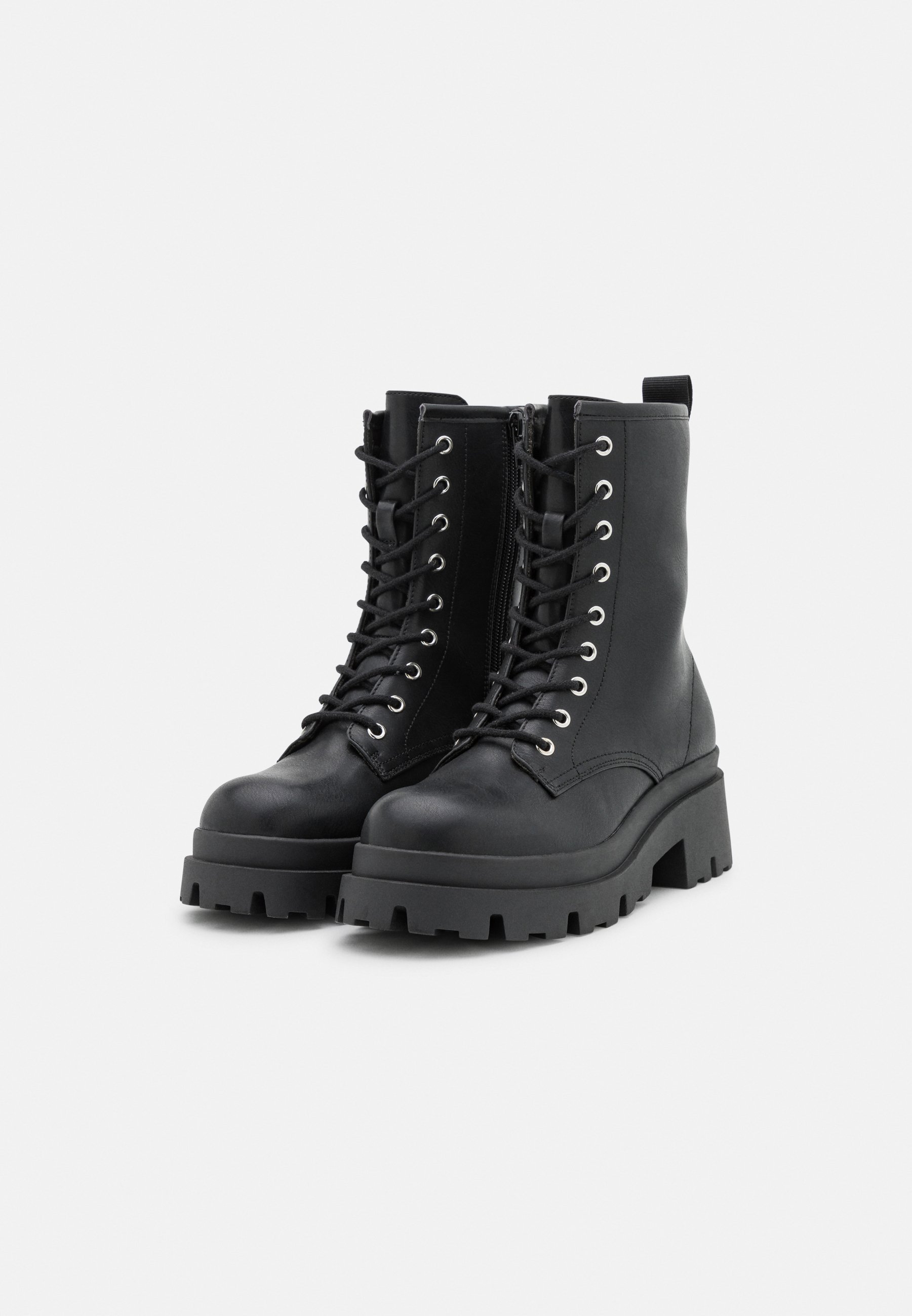 Even&Odd Wide Fit Classic enkellaarsjes - zwart