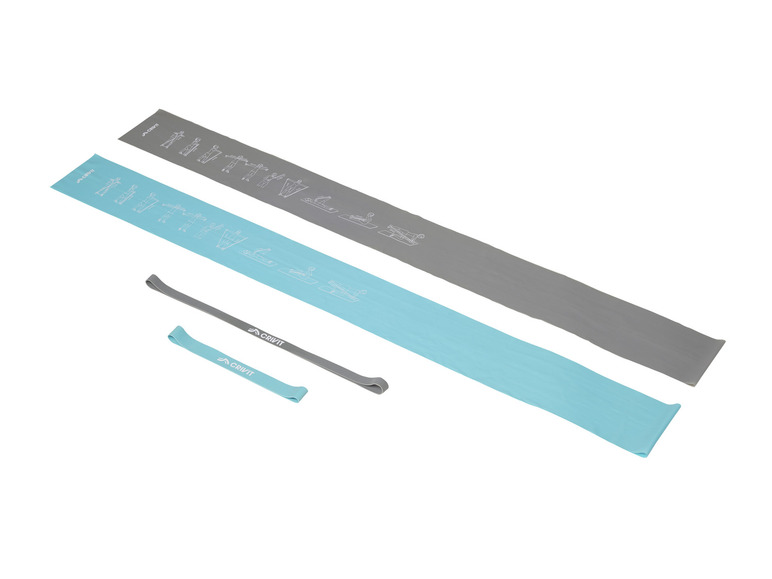 CRIVIT Fitnessbandset, 4 delar