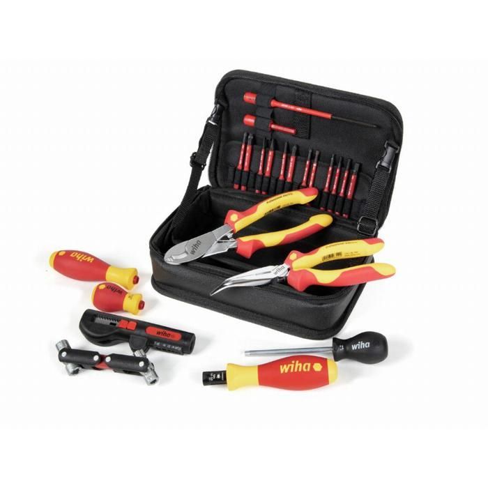 WIHA 22-piece tool kit for Wallbox installation of electric vehicle charging stations - 45289