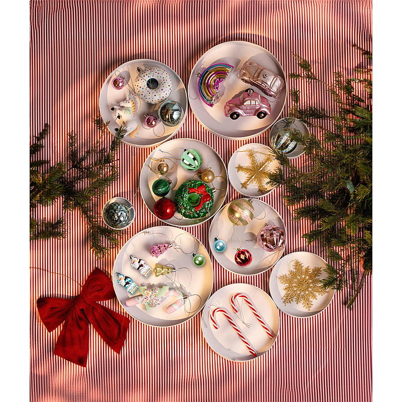 Set di 3 ciondoli decorativi a forma di fiocco di neve per la casa