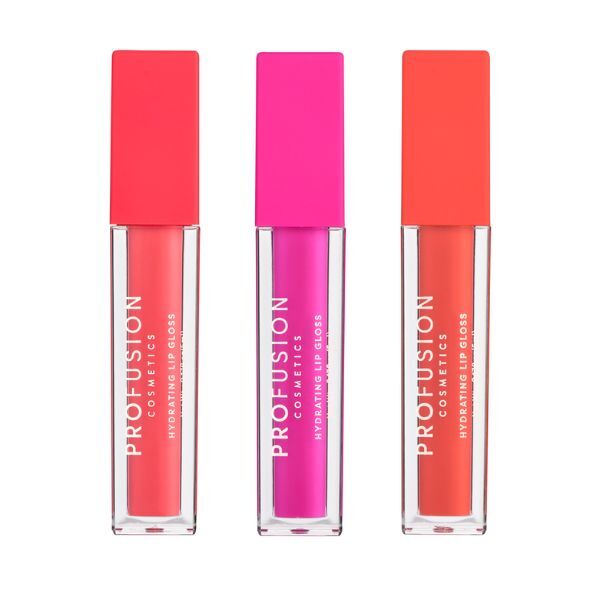 Profusion Cosmetics Lip Trio High Shine Läppglans - Brights