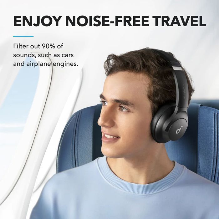 Casque Bluetooth - Anker - Q20i - Réduction de Bruit Active - 40 Heures - Hi-Res Audio