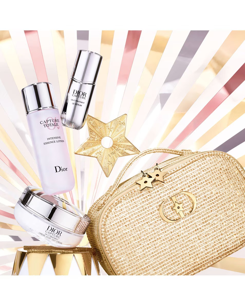 DIOR Dior Capture Anti-Aging Skincare Ritual - Σετ Περιορισμένης Έκδοσης - Λοσιόν, ορός και κρέμα ημέρας