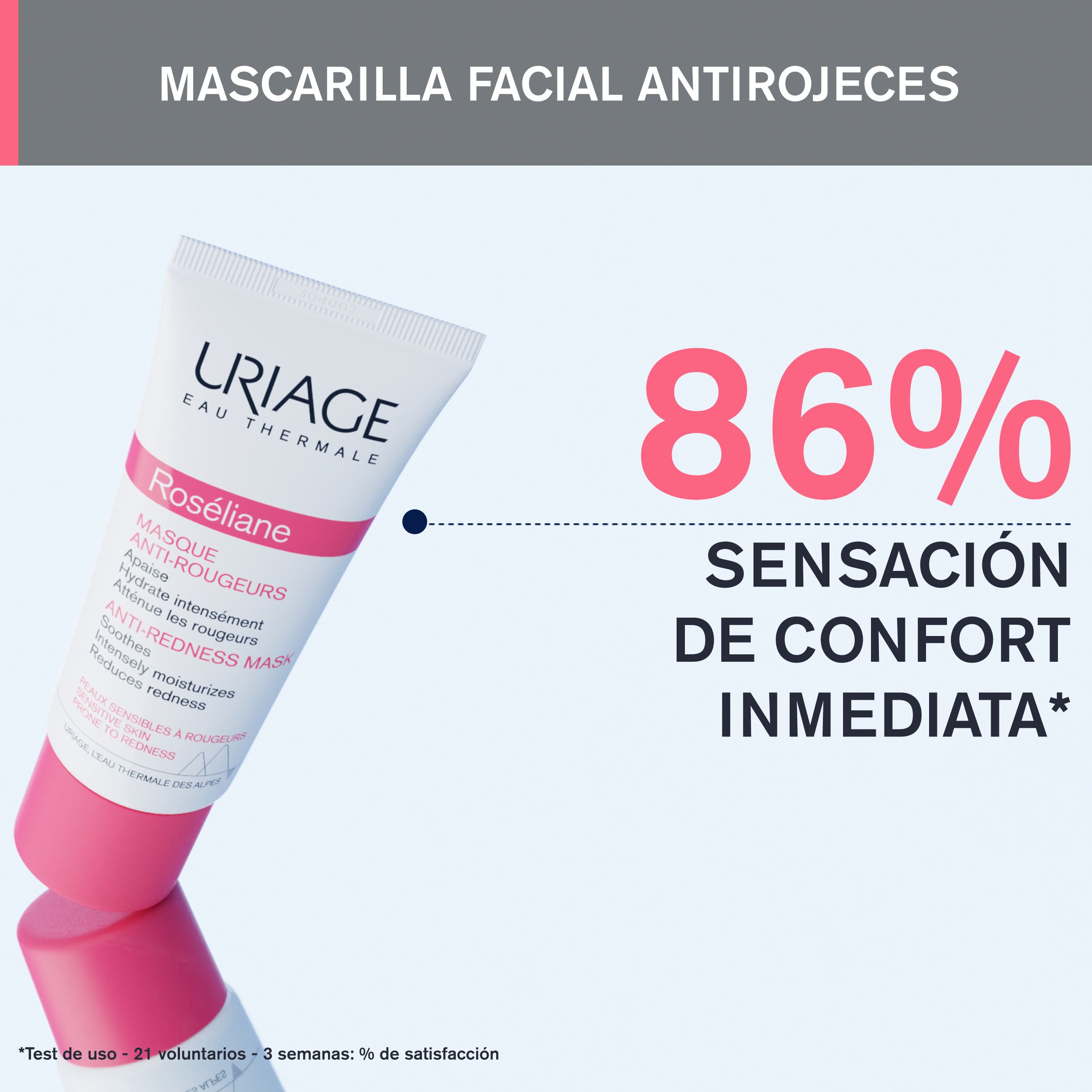 Roséliane maska proti rdečici Maske za obraz