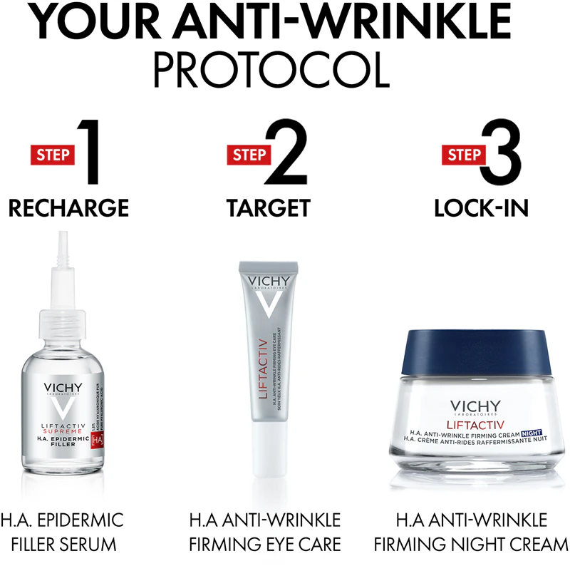 Vichy Liftactiv HA Anti-Wrinkle Firming Night Cream spevňujúci a protivráskový nočný krém s liftingovým účinkom