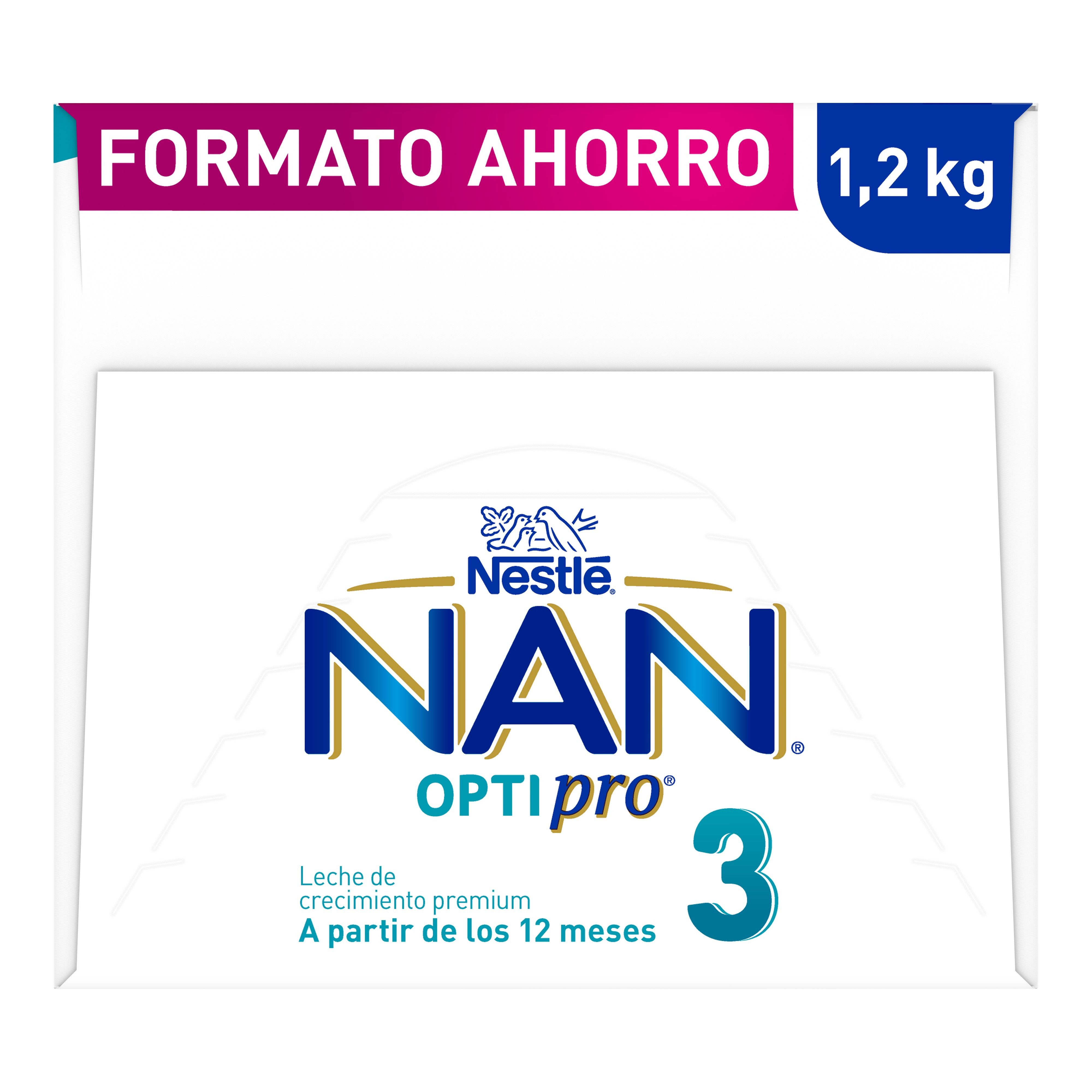 NAN OPTIPRO 3 Rastový dojčenský doplnok 12M Pokračovacie mlieko a výživa