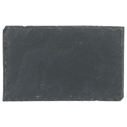 TALERZ DO SERWOWANIA 14 x 22 cm czarny Z NATURALNEGO ŁUPKA