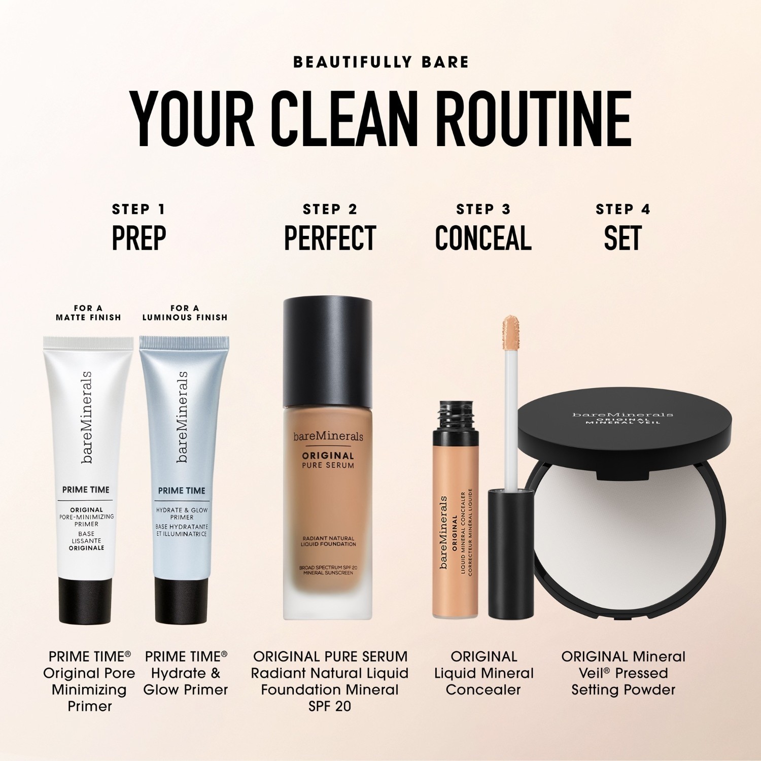BareMinerals Foundation Original Pure Serum Broad Spectrum SPF20 Foundation - 30 ml