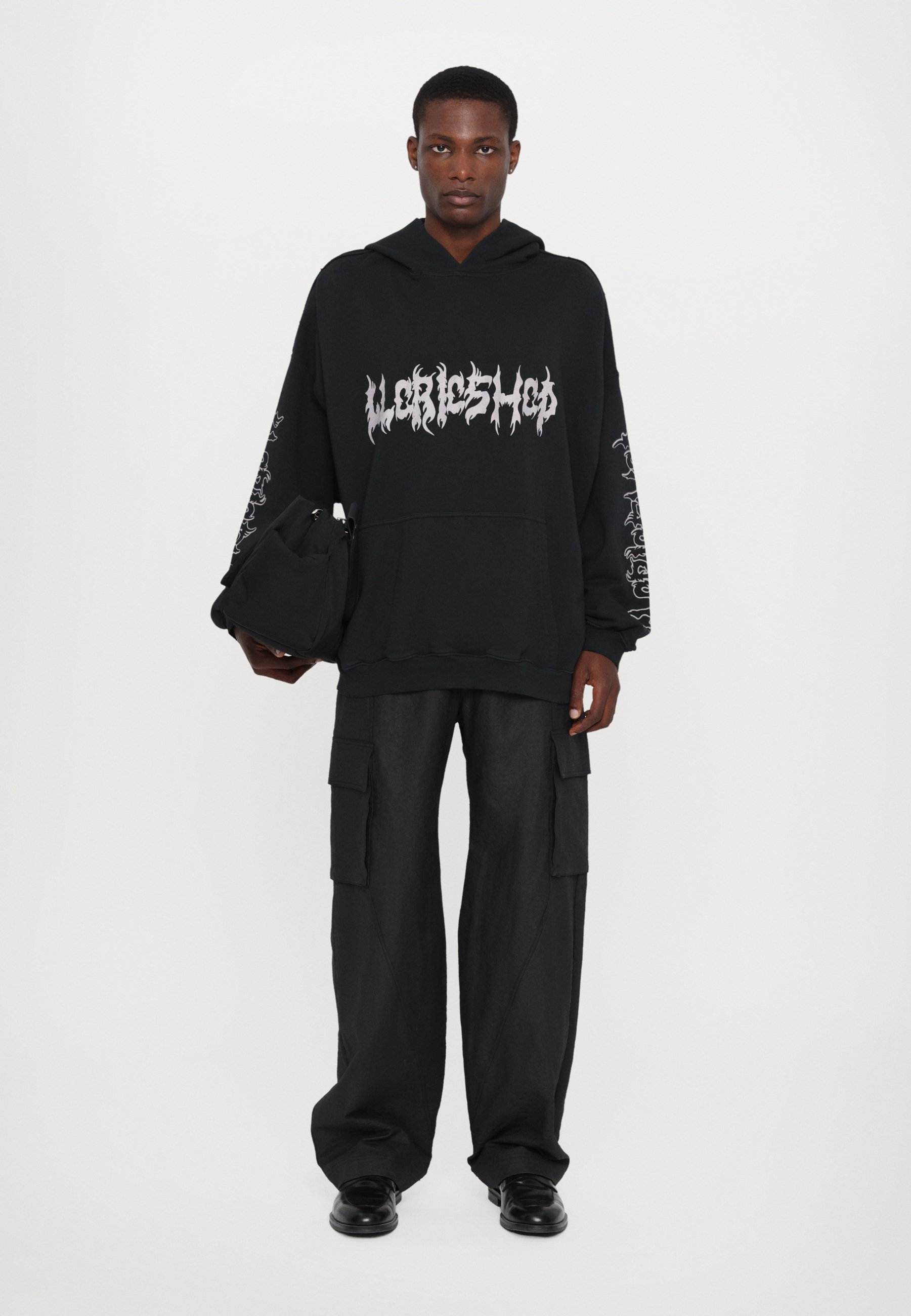 032c FAITHLESS OVERSIZED UNISEX - Sweatshirt - verwaschenes Schwarz