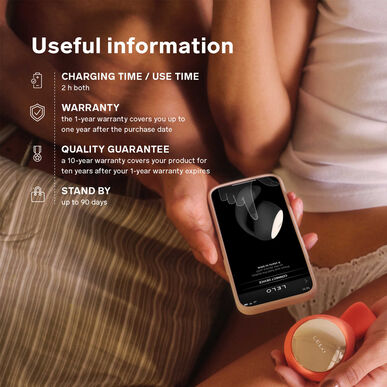 Vibrator Lelo Ida Wave črne barve 1 kos 1 kos