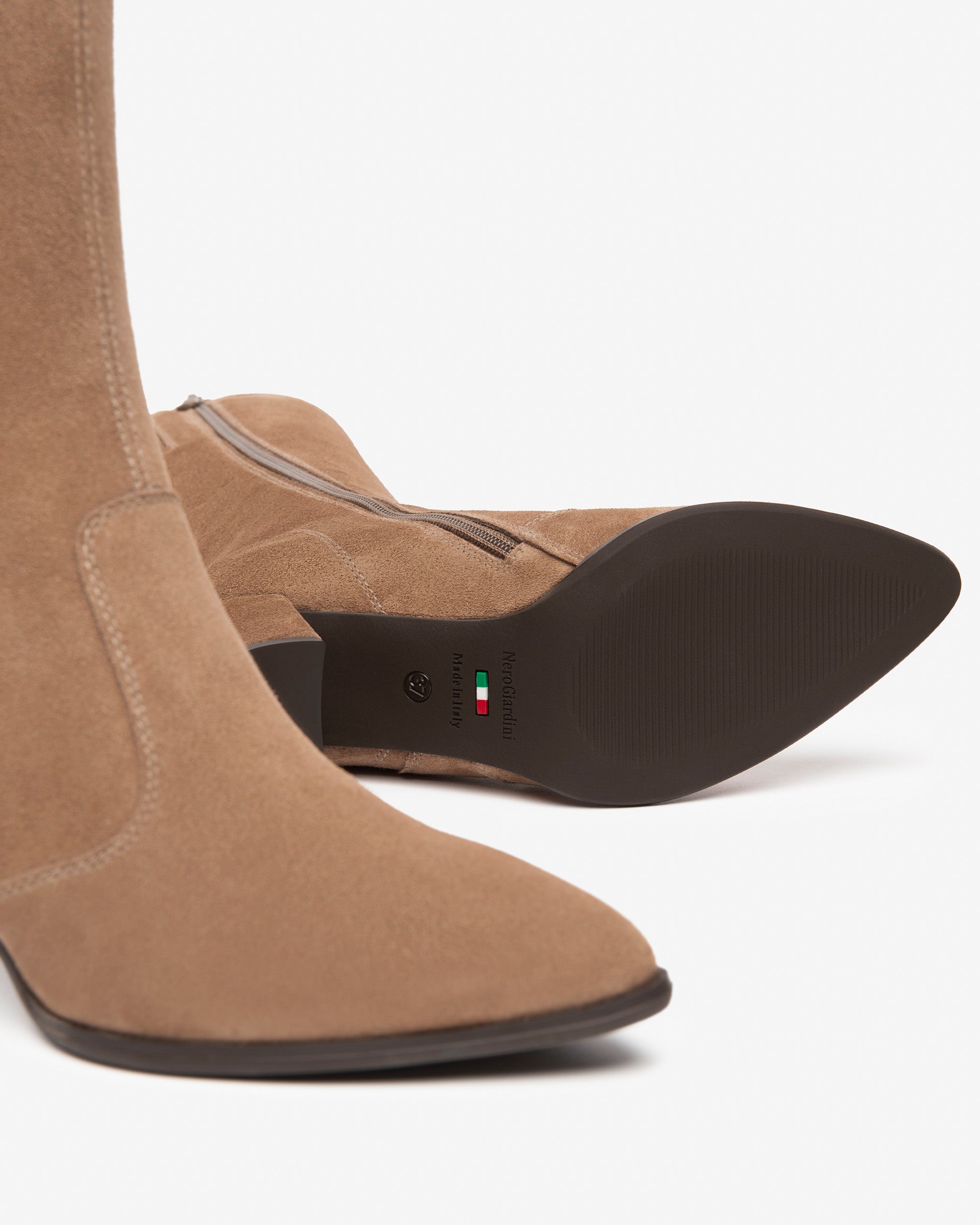  Damen-Wildlederstiefel