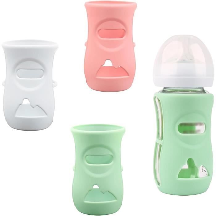Avent Set of 3 Silicone Sleeves for Natural Glass Baby Bottles, Anti-Break Bottle Holder, Compatible with Natural Bottles