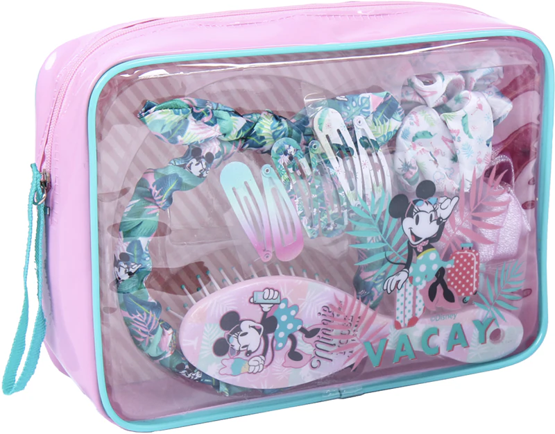 Conjunto de acessórios de cabelo Disney Minnie Mouse Beauty Set para crianças