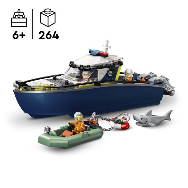 LEGO City 60456 Potjera policijskom brodom