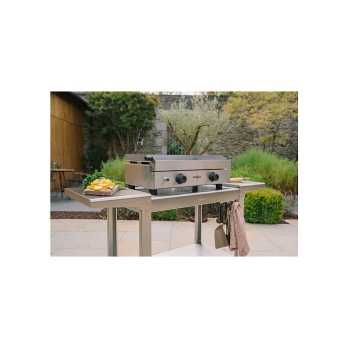 Plancha gaz Krampouz Saveur Double PFSV2MA-KR 3400 W Inox