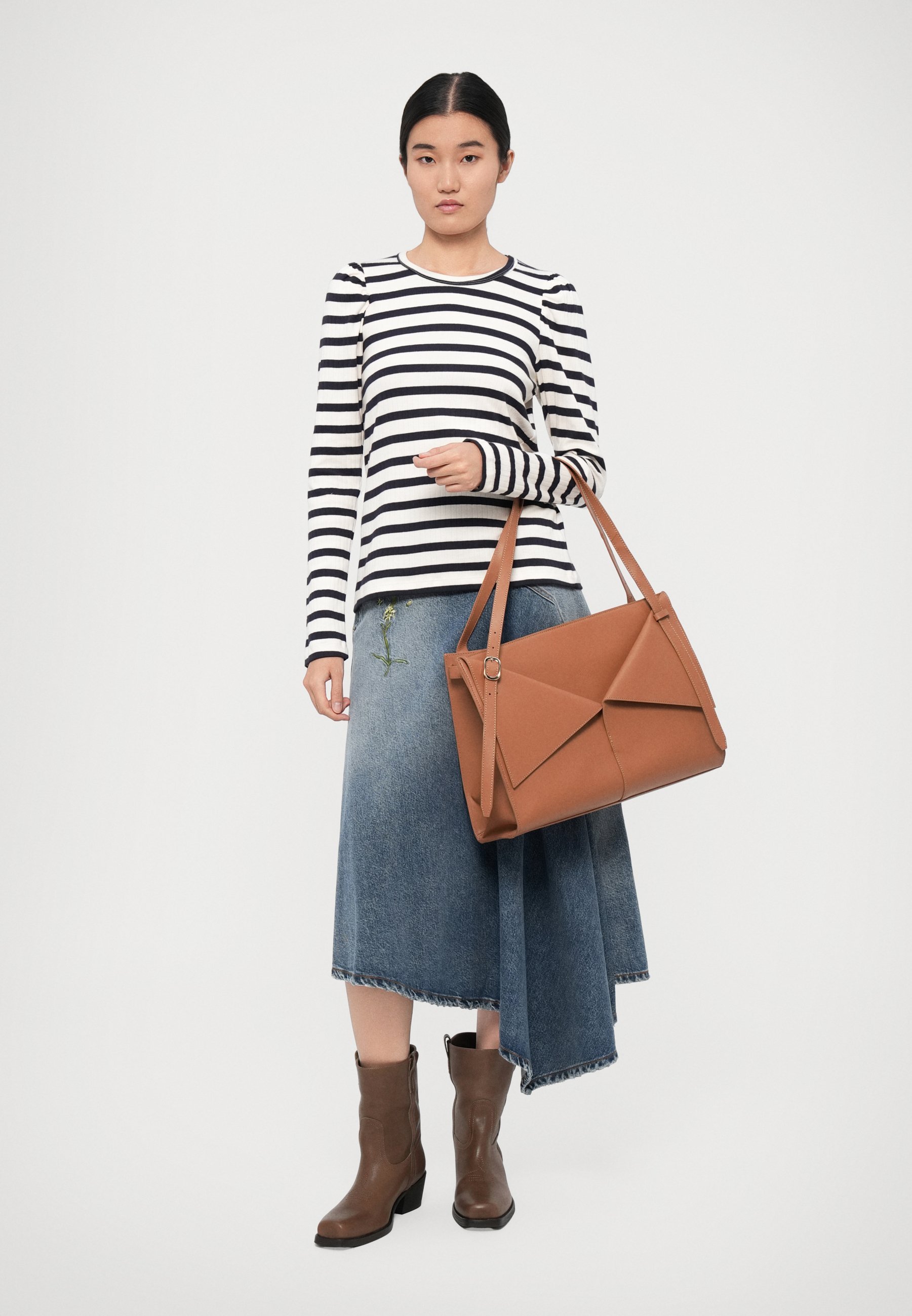 MUNTHE OPOLLO - Maglia a maniche lunghe - blu navy