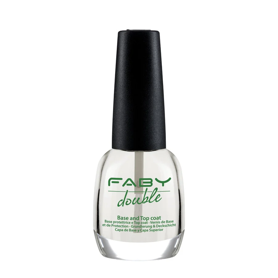 Trattamenti Unghie Double - Base per Smalto, Top Coat, Trattamento Unghie