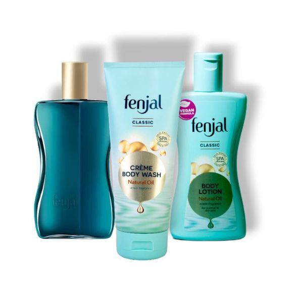 Set Fenjal Classic per il bagno e il corpo | Olio da bagno + Bagnoschiuma + Lozione