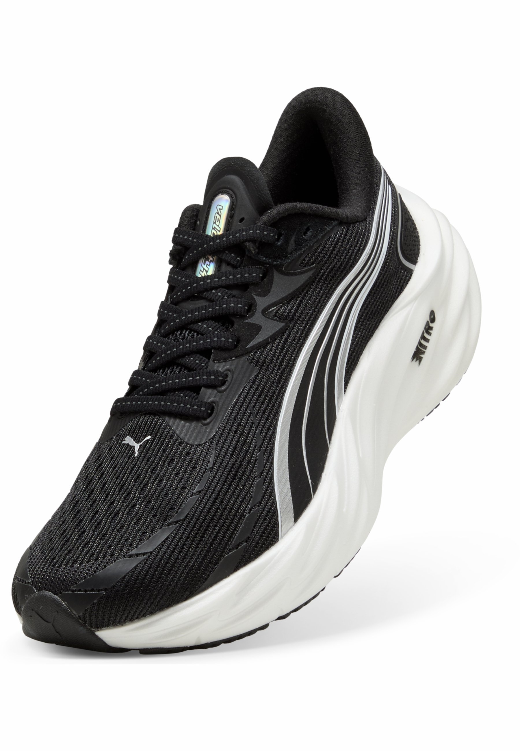 Puma VELOCITY NITRO - Scarpe da ginnastica da passeggio - bianco e nero
