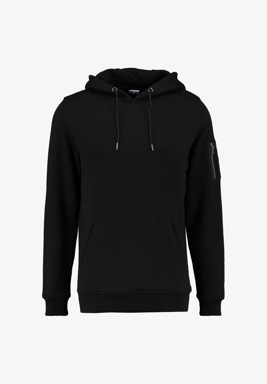 Urban Classics SWEAT BOMBER HOODY - Kapuzenpullover - schwarz