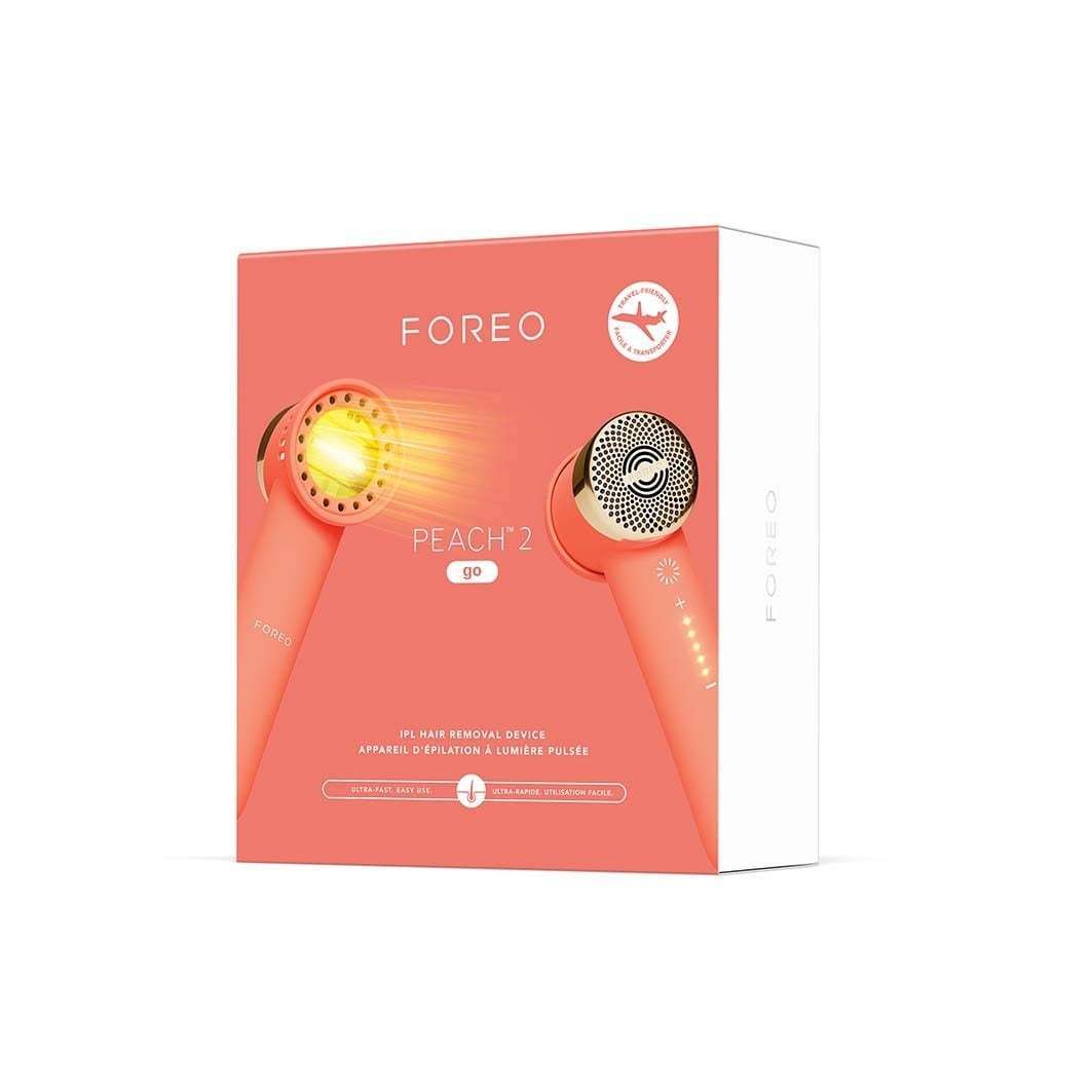 FOREO Epilator PEACH™ PEACH™ 2 go Peach – Napredni, IPL uređaj za trajno uklanjanje dlačica sa sistemom hlađenja, pogodan za putovanja – 1 komad