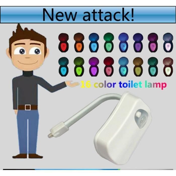 Toilet seat - Automatic body detection light - Toilet bowl - Bathroom light - MULTI type