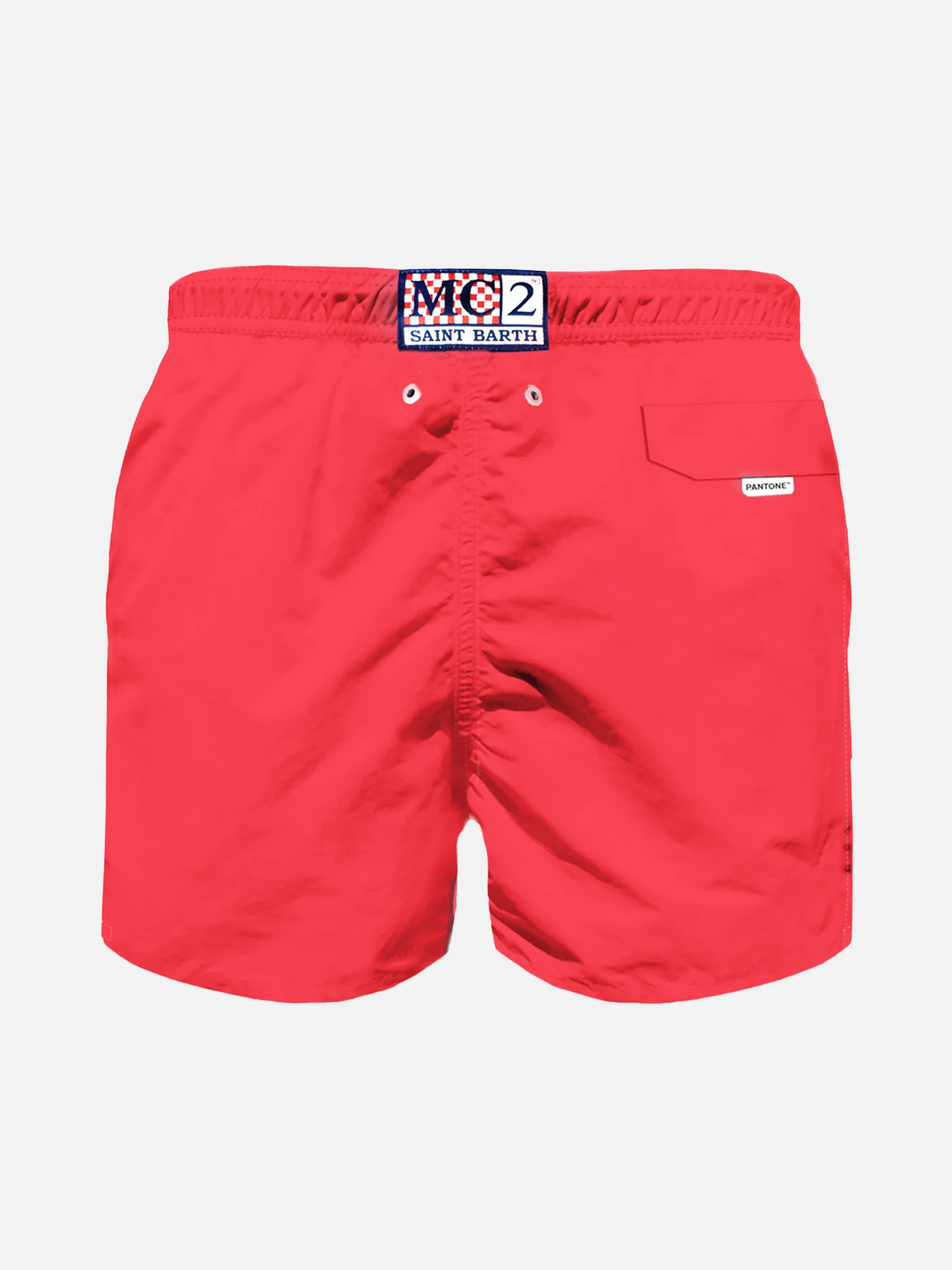 Neonrode zwemkleding voor jongens | PANTONE® SPECIALE EDITIE