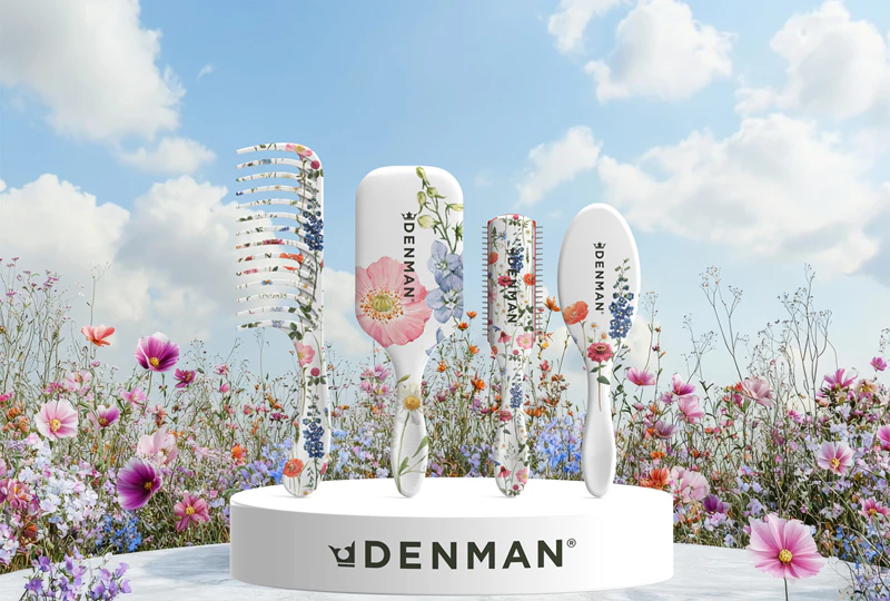 Escova Denman D38 Desembaraçadora Deluxe: Escova plana para desembaraçar e estilizar, ideal para todos os tipos de cabelo.