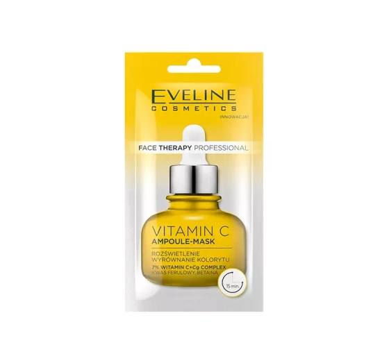 Eveline Cosmetics Face Therapy Professional Vitamin C maseczka rozświetlająca i wyrównująca koloryt 8 ml