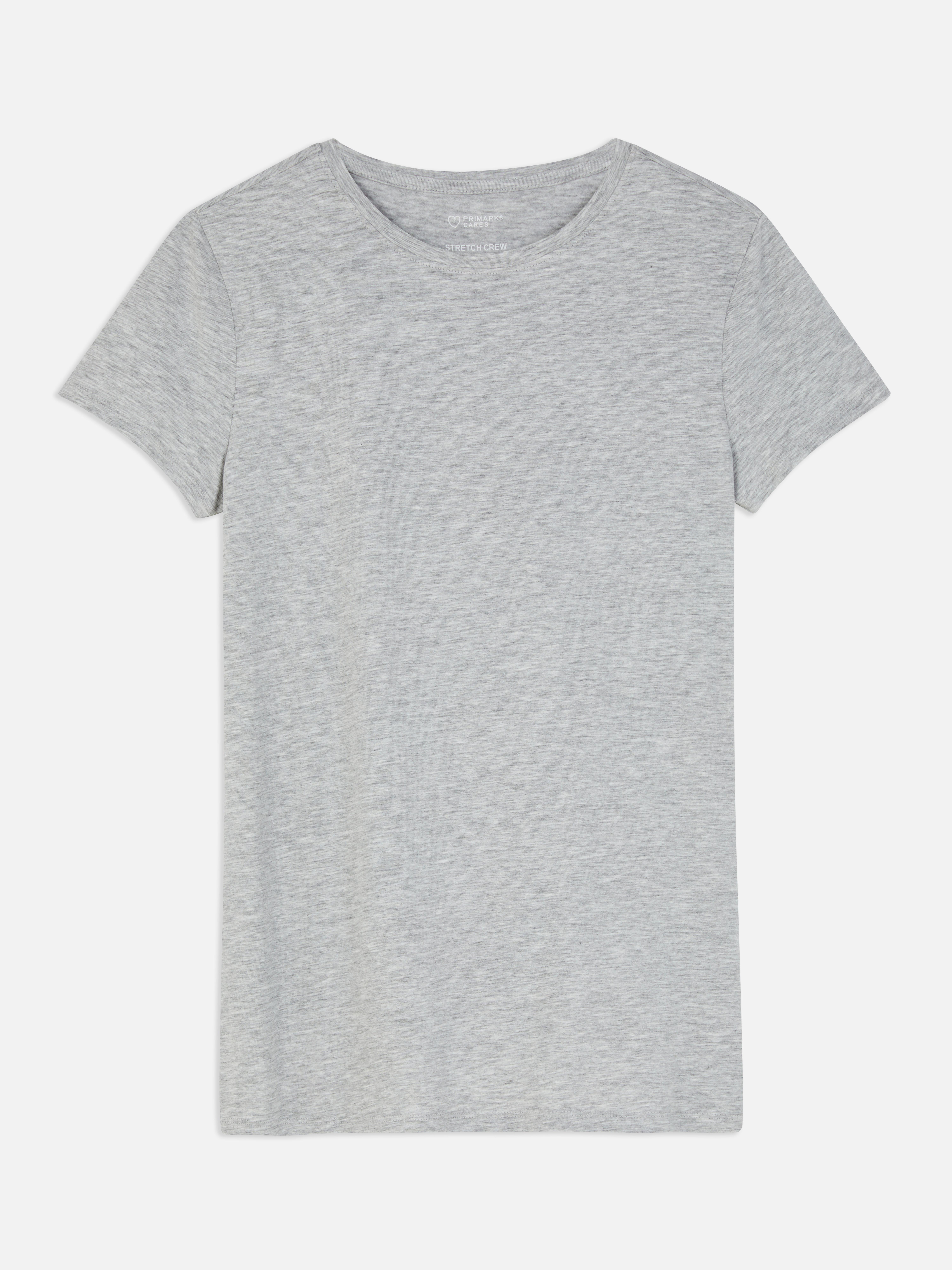 Tricou elastic cu guler rotund Acest tricou cu guler rotund este un must-have!