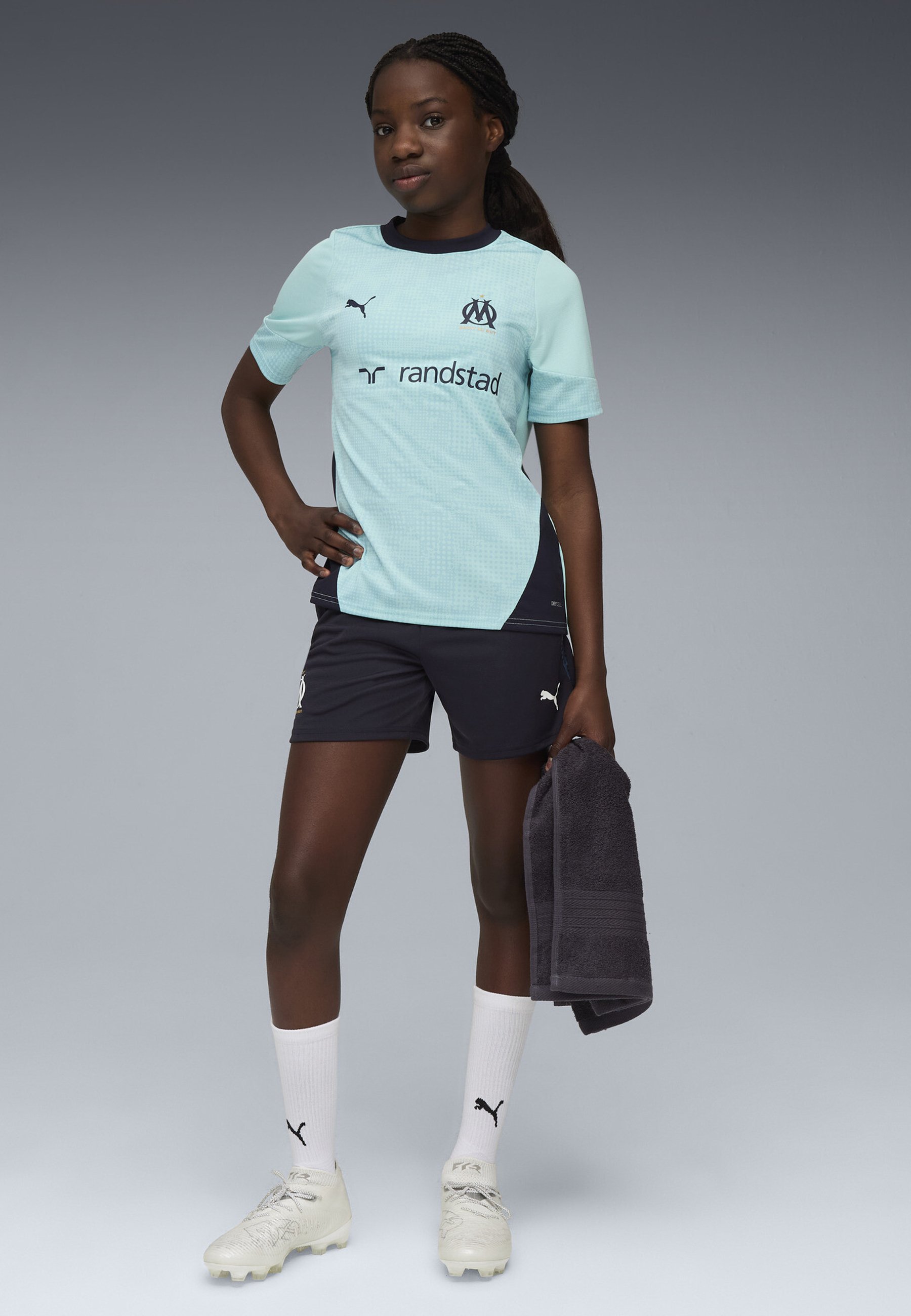 Puma OLYMPIQUE DE MARSEILLE TRAININGS - Clubkleding - safe lake new navy