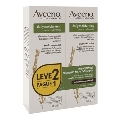 Aveeno Hydraterende Crème Pak voor Droge en Gevoelige Huid 100ml