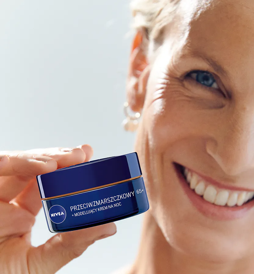 Nivea Przeciwzmarszczkowy + modelujący Krem na noc 65+