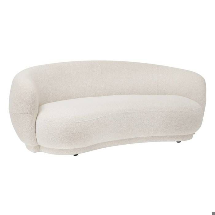 Divano fisso a 2 posti Nesky, 192x99 cm, bianco - Atmosphera Interior Designer