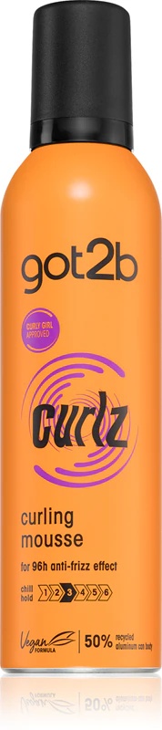 got2b Curlz Curling Mousse pena za kodranje las