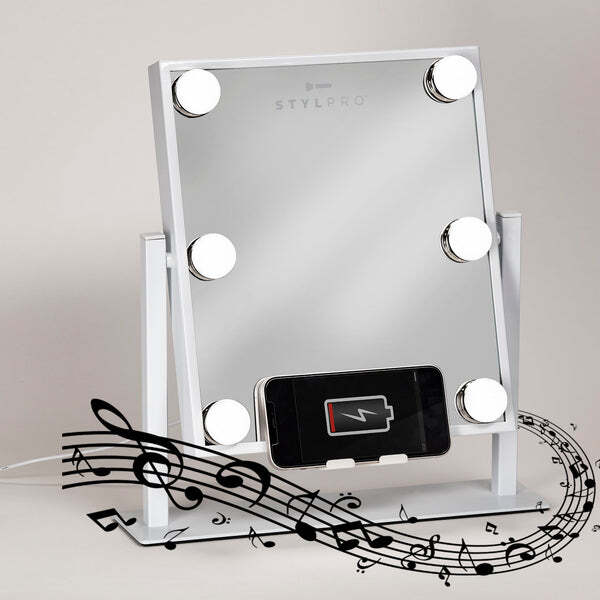 Hudební zrcadlo STYLPRO Glam & Groove Hollywood Vanity
