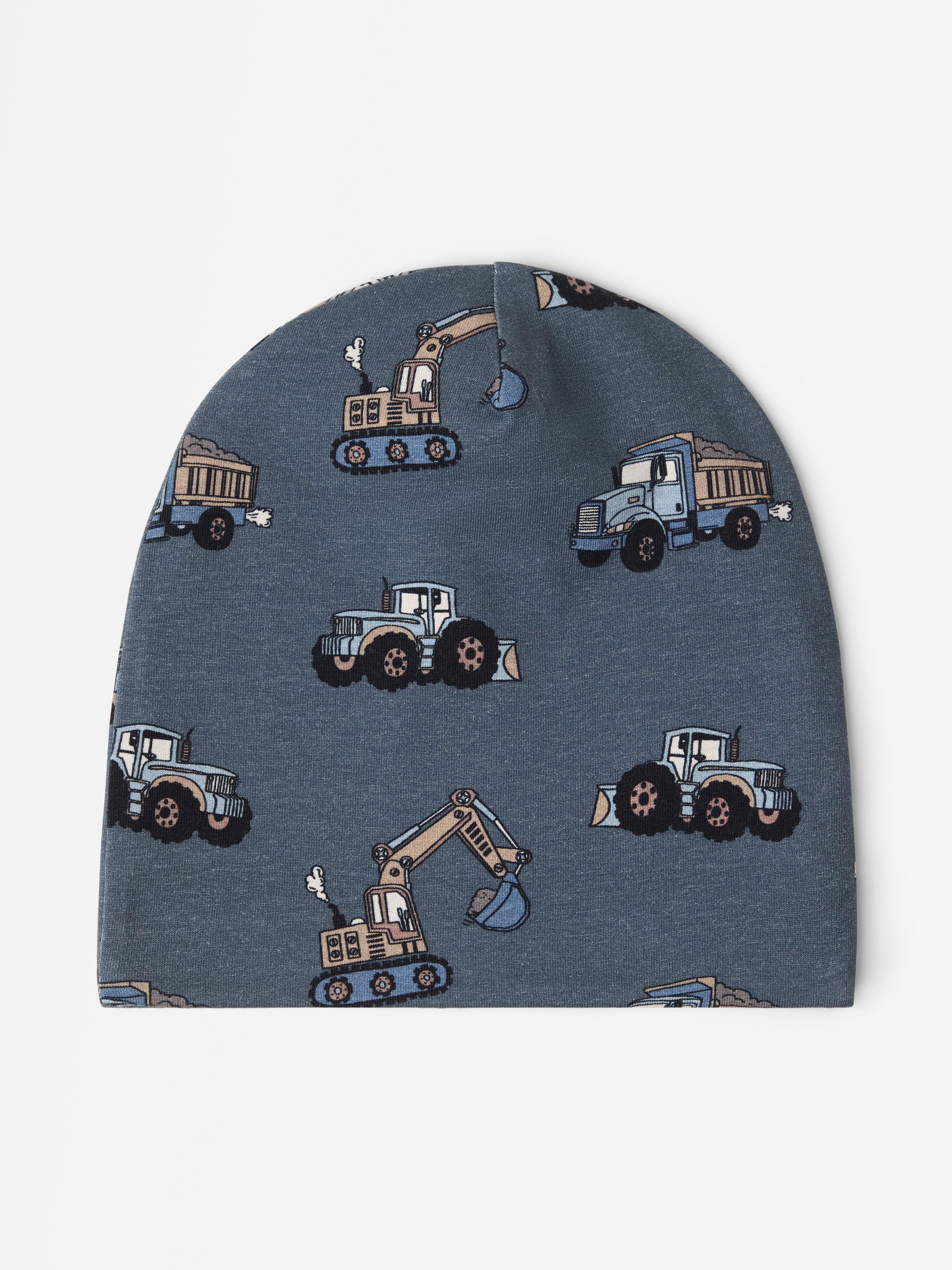 Bonnet doublé gris foncé
