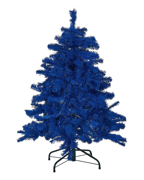 Sztuczna choinka święta 120 cm niebieska