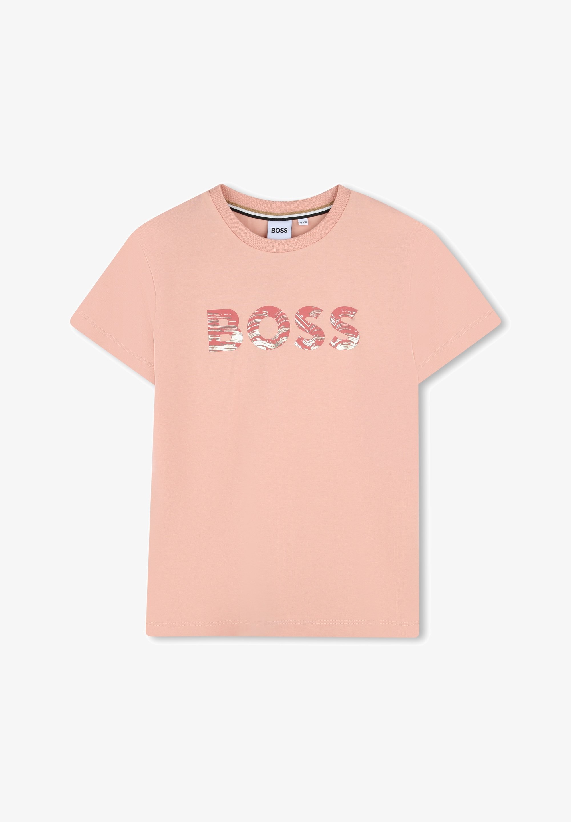 BOSS Kidswear JUNIOR SHORT SLEEVES TEE - Printtipaita - blossom pink