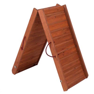 Hunderampe bag scenen