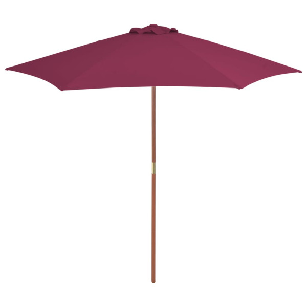 Parasol ogrodowy Czerwony  vidaXL