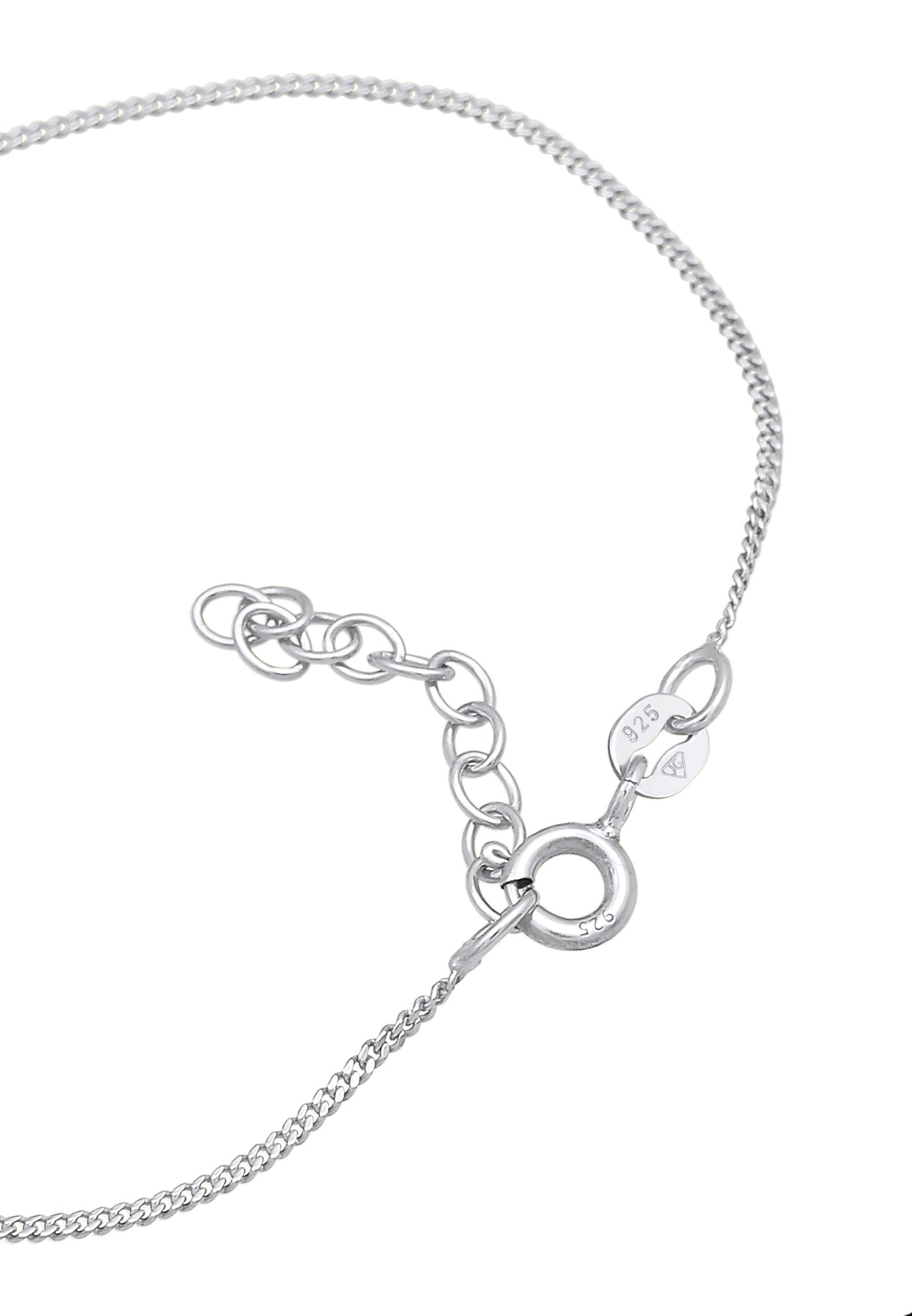 Elli Femmes Plaque Simple Personnalisation Gravable en Argent Sterling 925
