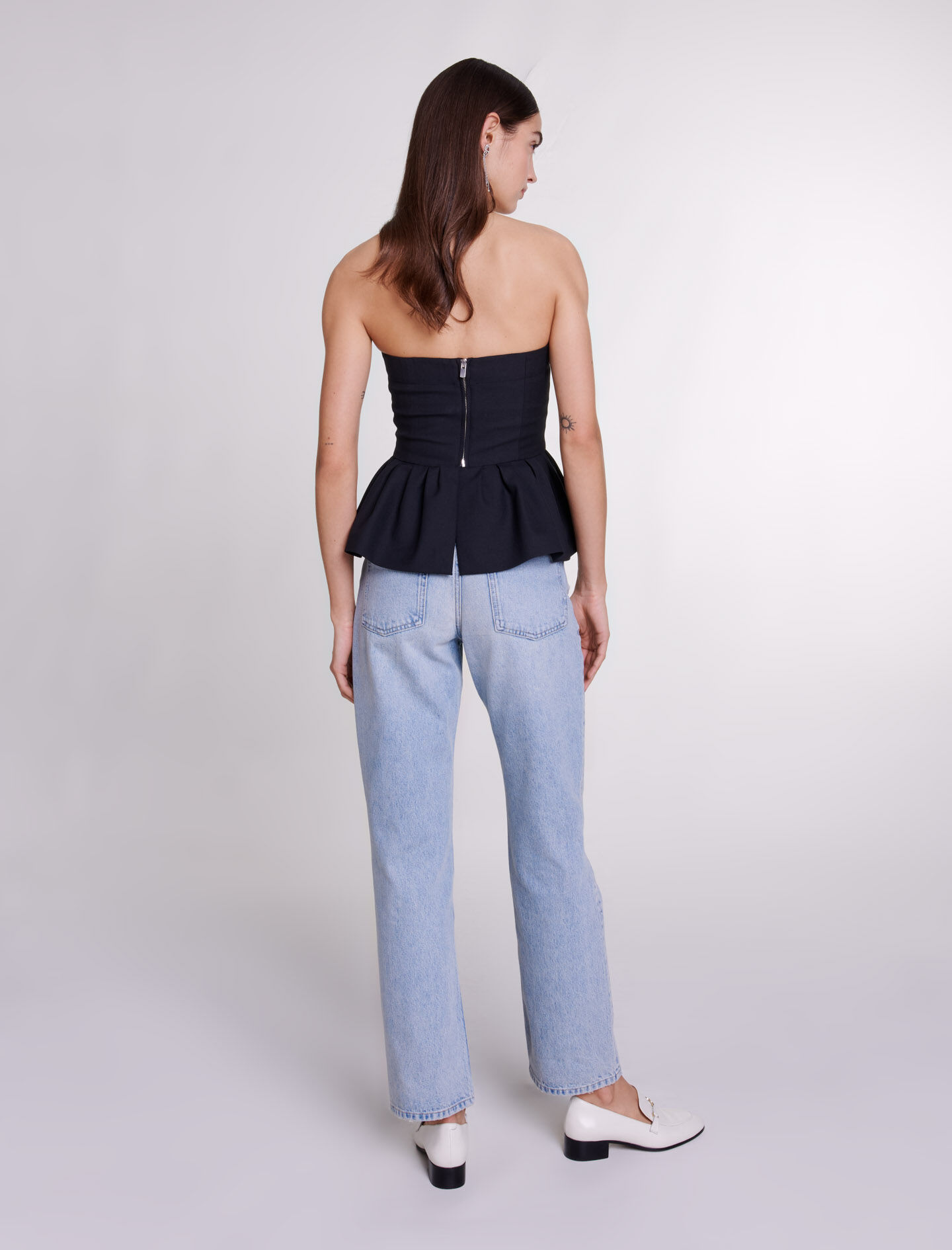 Topcorset met rok - Zwart