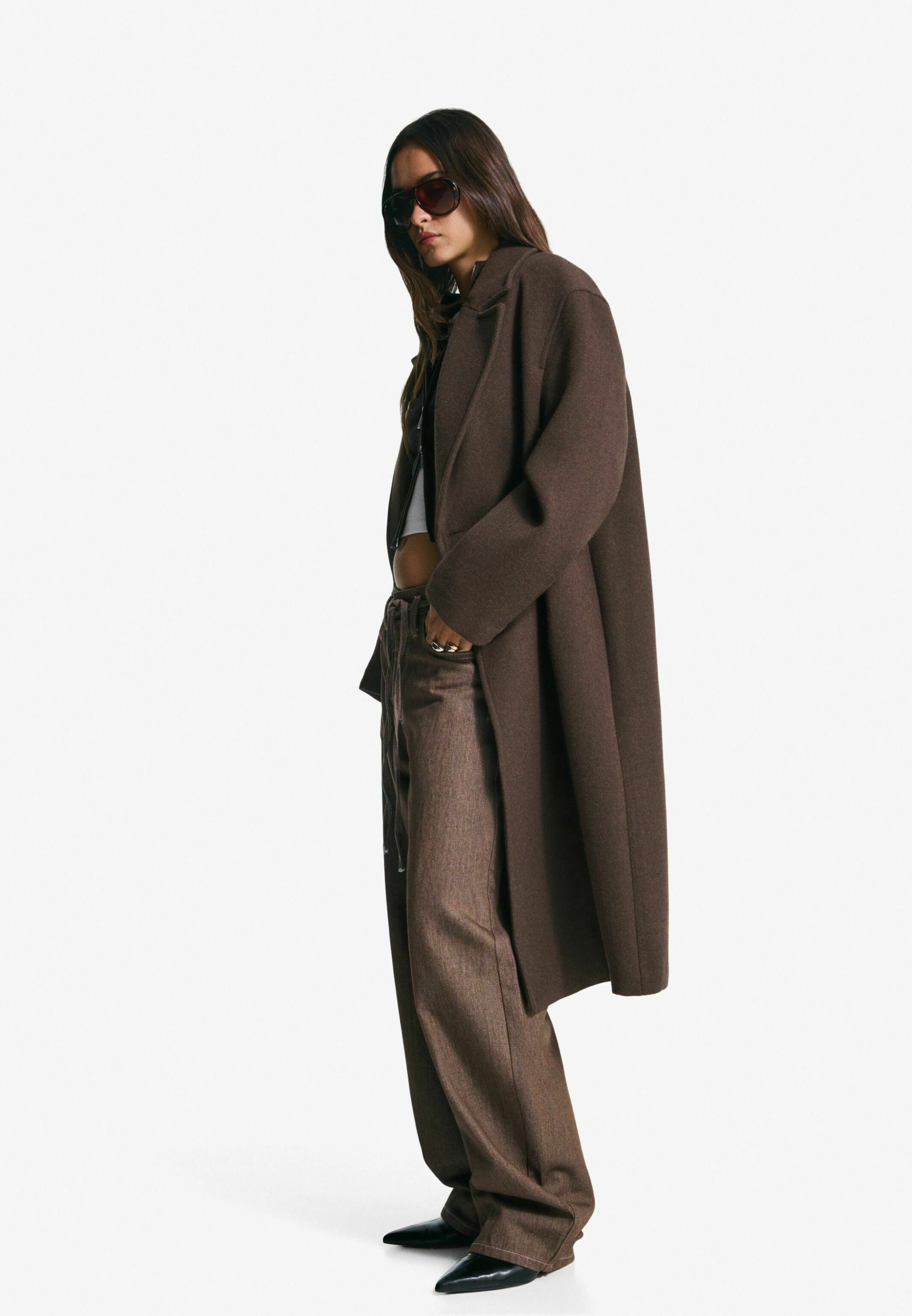 Bershka Classic jas - kaki